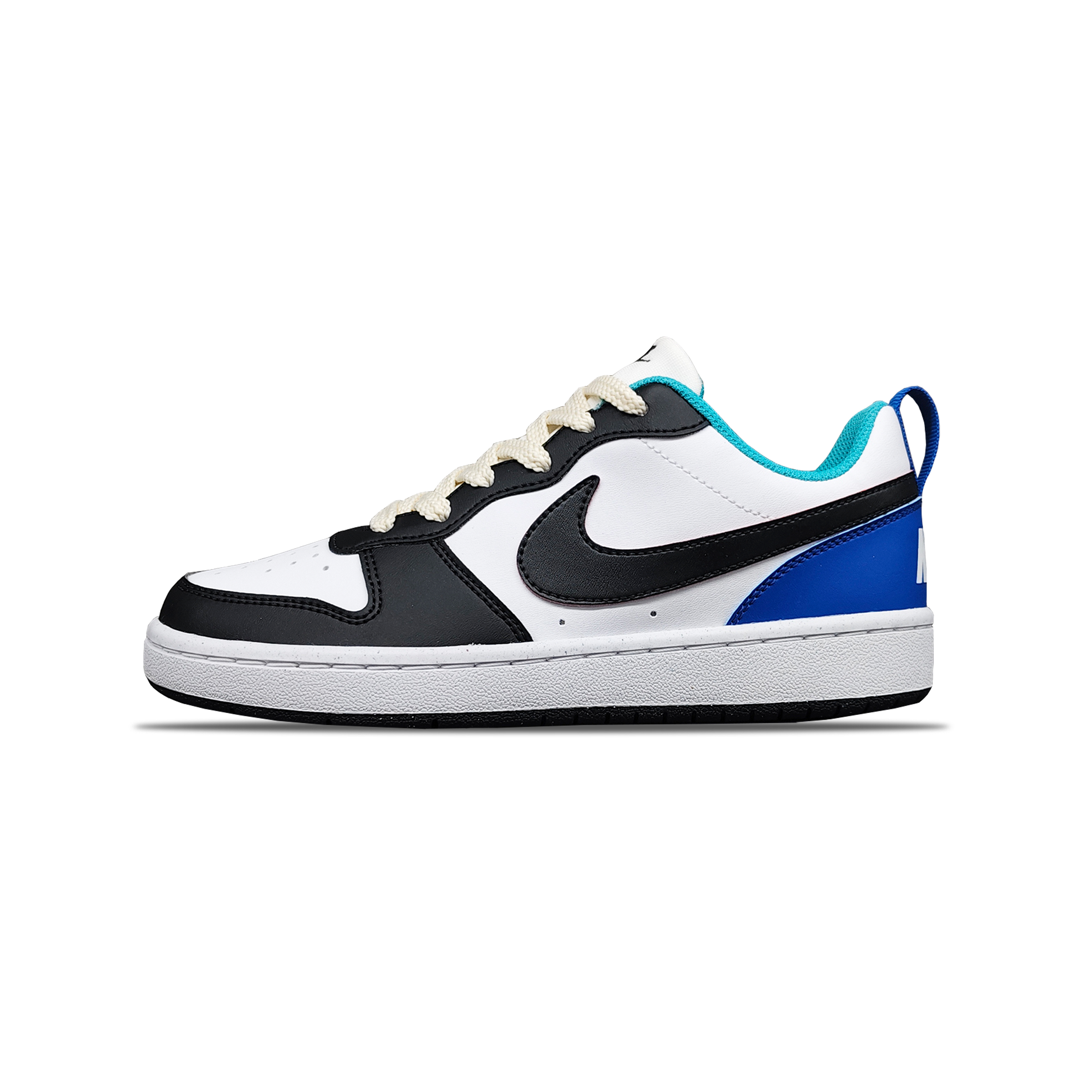 Nike, synthesized comfortable sports casual shock-absorbing wear-resistant low children's black sneakers, custom-made, for teenagers