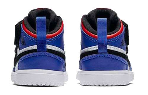 Детские кроссовки Jordan Air Jordan 1 Mid Alt (красно-синие) — фото 7