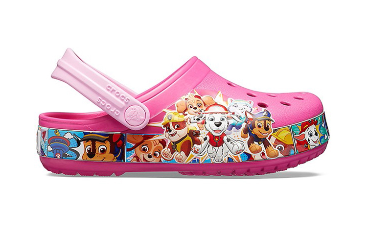 Детские сабо Crocs Classic Clog (розовые) — 桃红 — фото 2