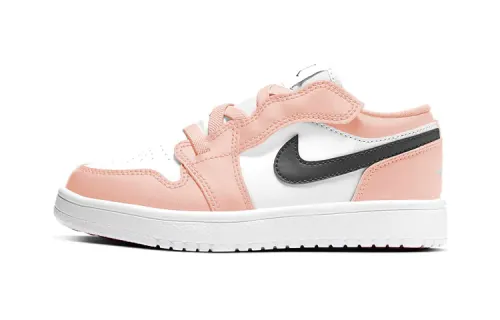 Jordan Air Jordan 1 low alt comfortable and durable low-top children's basketball shoes arctic pink for children and middle-aged children