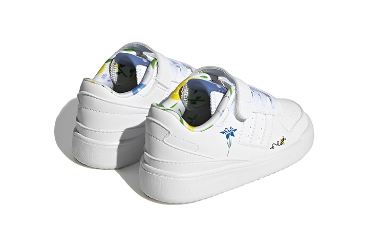 Кроссовки adidas originals FORUM Low (бело-синие) — фото 5