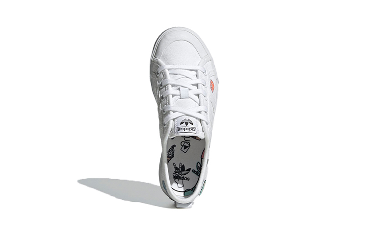 Детские кеды adidas originals Nizza C (белый) — фото 6