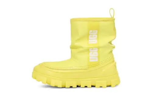 UGG Comfortable thick sole snow boots pear yellow teenagers