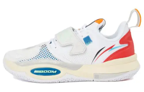 LiNing Li Ning City 10 V2 Youth Edition Anti-slip Shock Absorption Wear-Resistant Breathable Low-top Basketball Shoes White Gray Youth
