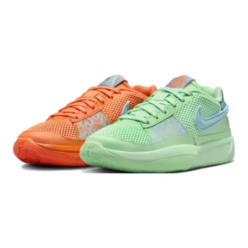 Nike Ja 1 Morant Generation Comfortable Casual GS Low Top Children's Basketball Shoes Orange Green Mandarin Duck Children's Style