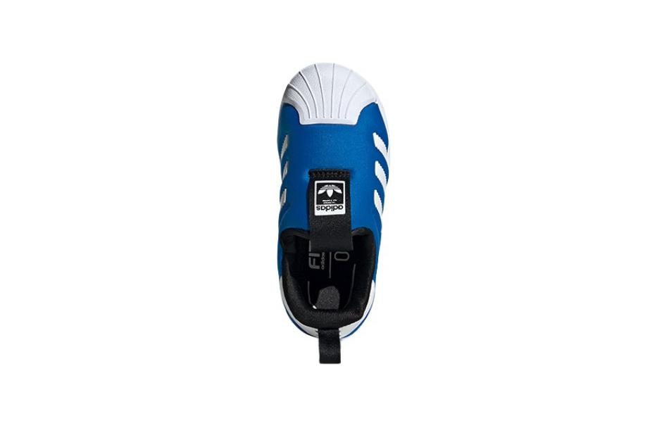 Детские кроссовки adidas originals SUPERSTAR 360 (сине-белые) — Синий / белый — фото 6