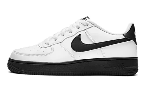 Nike Air Force 1 Air Force One synthetic leather classic panda low-top sneakers white and black