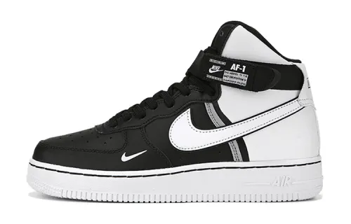 Nike Air Force 1 High Lv8 2 'Black White' GS