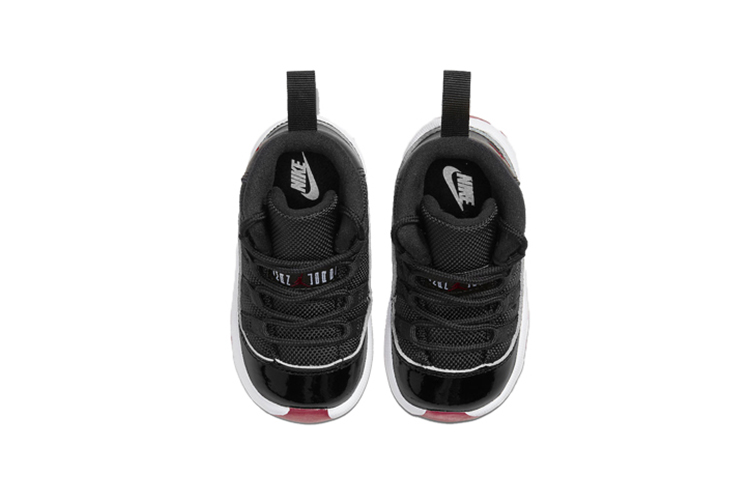 Детские кроссовки Jordan Air Jordan 11 Bred 2019 (черно-красный) — Чёрныйкрасный — фото 5