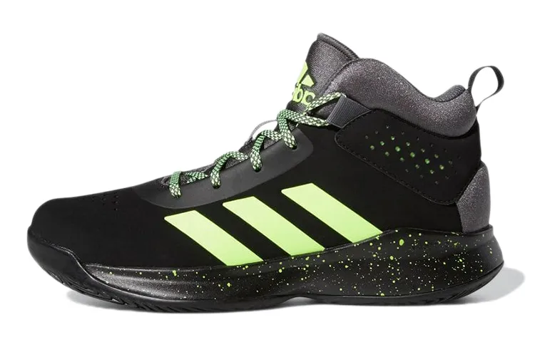 Adidas Cross Em Up 5 Abrasion Resistant Mid top Children's Basketball Shoes Kids'