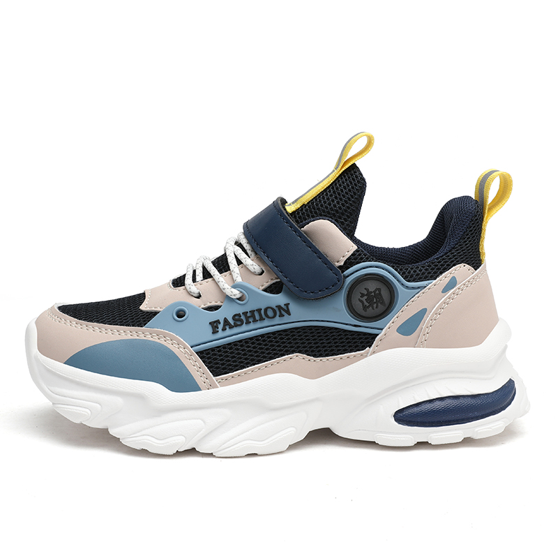 Peter Pan mesh, double net fly weave, quick to get on and go out, spacious toe box, fashionable charm, sophisticated yet naughty, low-cut children's casual shoes