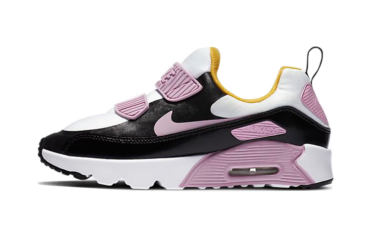 Кроссовки Nike Air Max 90 Tiny (черно-розовые)