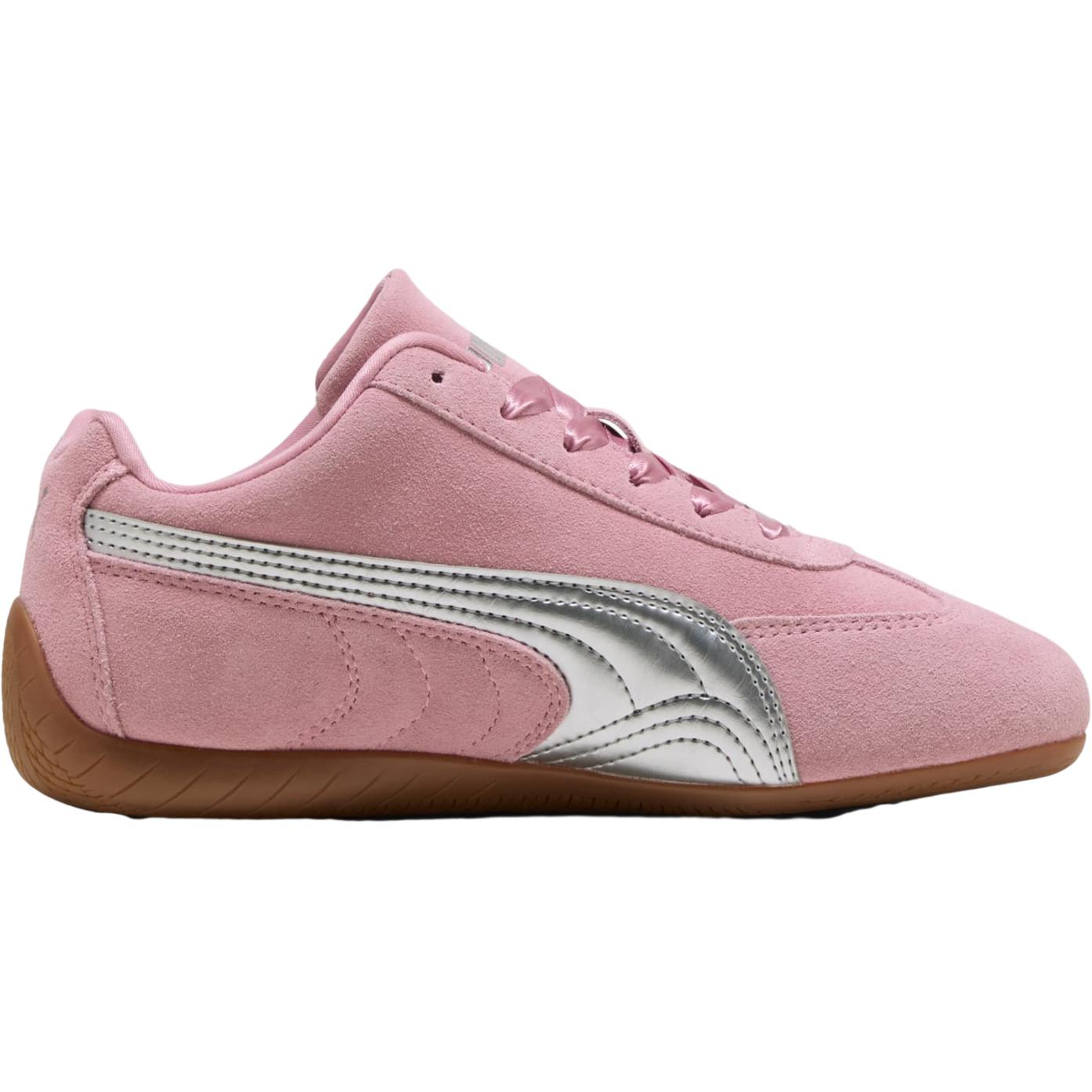 Детские кеды PUMA speedcat Metallic GS Poised Pink Silver (розовый) — фото 3