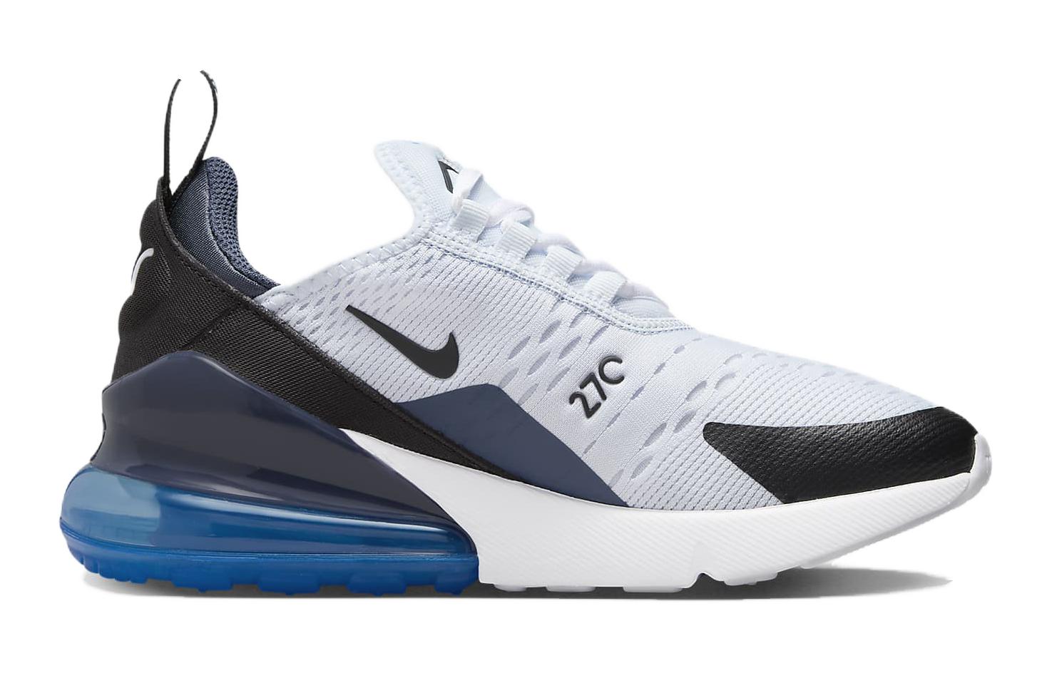 Кроссовки Nike Air Max 270 (бело-синие) — фото 2