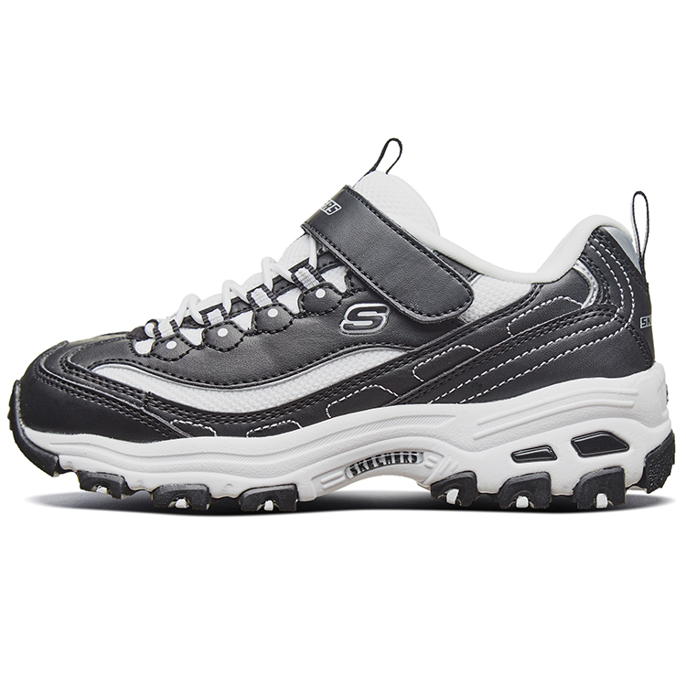 Детские кроссовки Skechers D'LITES (черно-белые)