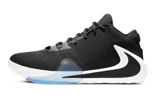 Nike Zoom Freak 1 Black White Comfortable Sports GS Anti-slip Shock Absorbing Breathable Support Low-top Basketball Shoes Same Style for Men and Women