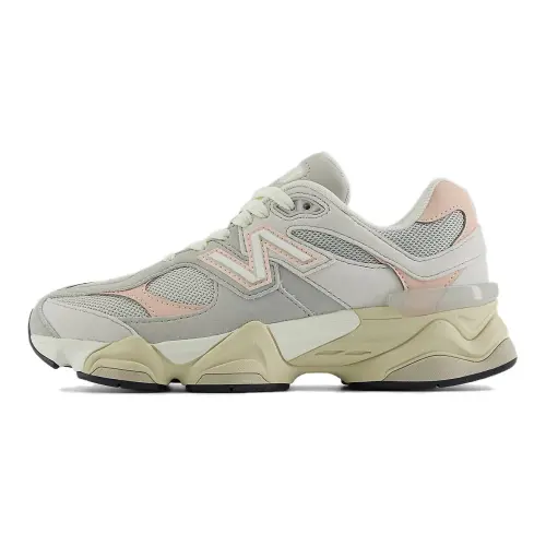 New Balance NB 9060 Cushioning, Wear Resistant Low top Kids Lifestyle Shoes Gray Pink Teenagers