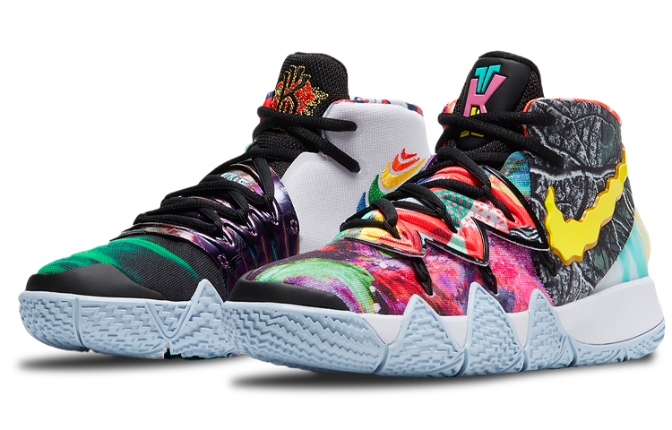 Кроссовки Nike NikeKybrid S2 "What The" GS (черно-желто-красные)