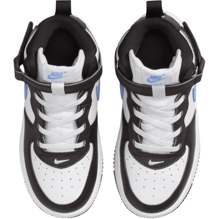 Детские кроссовки Nike Air Force 1 (черно-белый) — фото 6