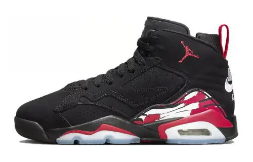 Jordan MVP Jumpman High top Basketball Shoes Black Red Unisex