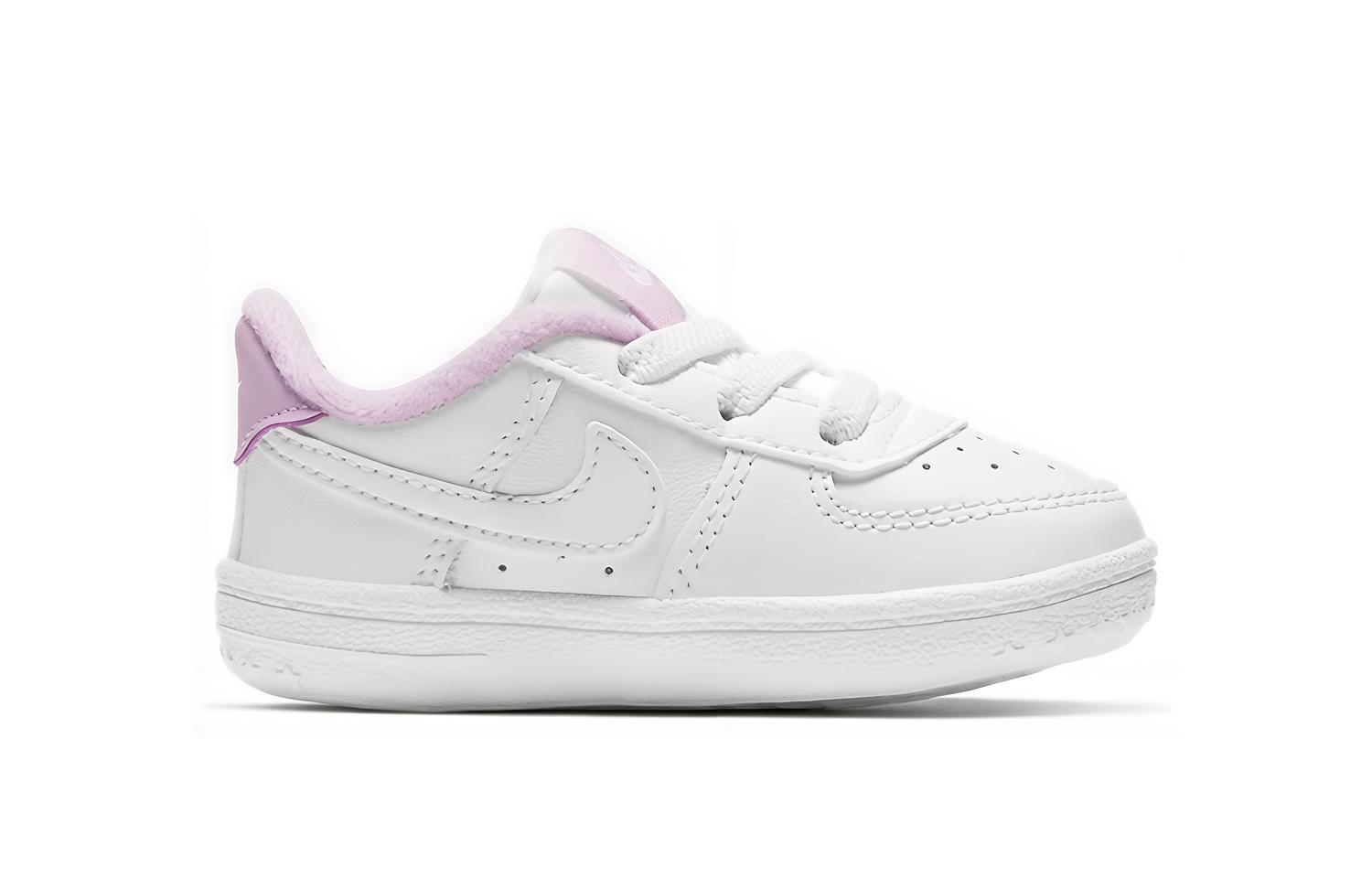 Детские кроссовки Nike Air Force 1 Crib (бело-фиолетовые) — Белыйфиолетовый — фото 2