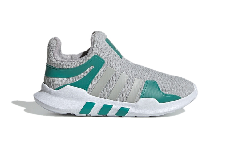 Детские кроссовки adidas originals EQT ADV 360 I (серо-зеленые) — фото 3