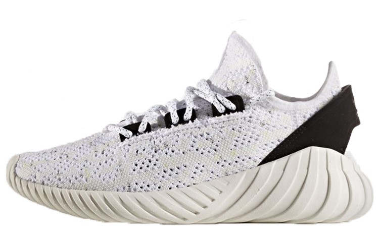 Детские кроссовки adidas adidas originals Tubular Doom Sock Primeknit J (серо-белые)
