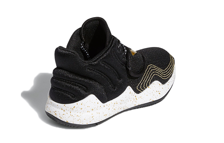 Детские кроссовки adidas Deep Threat (черно-золотой) — фото 5