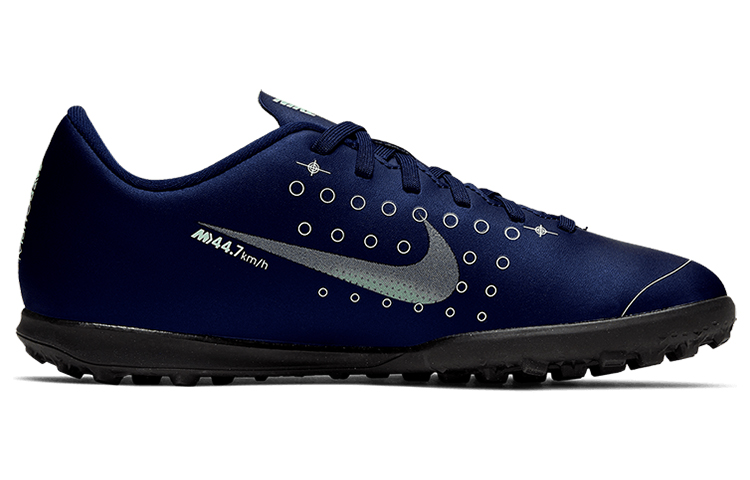 Детские бутсы Nike Mercurial Vapor 13 Club Mds TF (сине-черные) — Синий / чёрный — фото 3