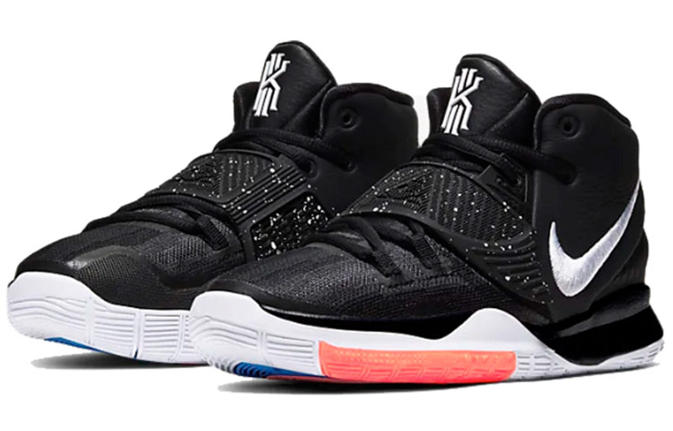 Унисекс кроссовки Nike NikeKyrie 6 GS (черно-белые) — фото 5