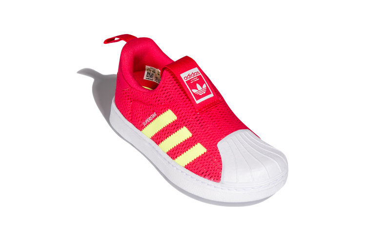 Детские кроссовки adidas originals Superstar 360 I (красно-желто-белые) — фото 3