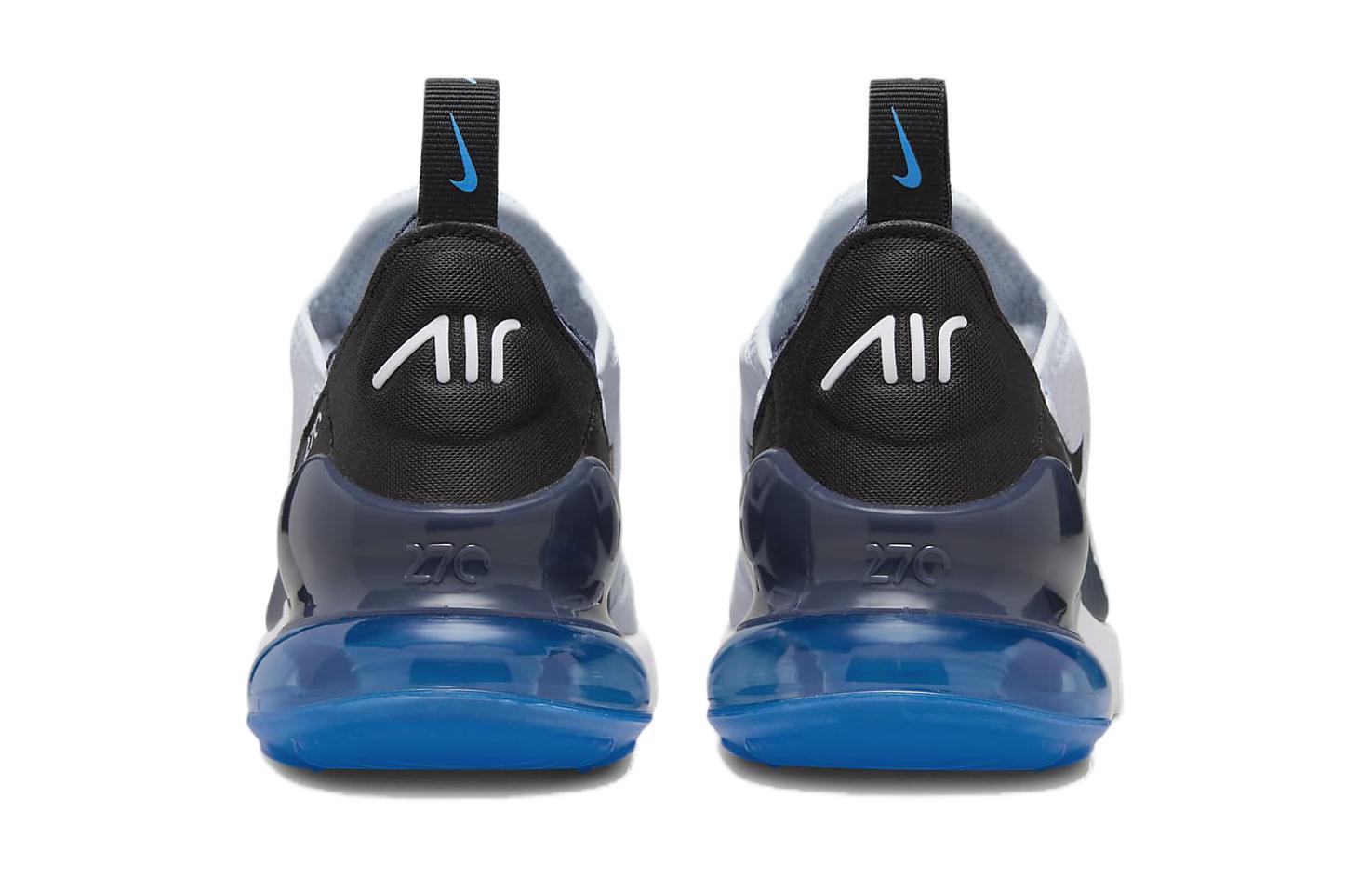 Кроссовки Nike Air Max 270 (бело-синие) — фото 4
