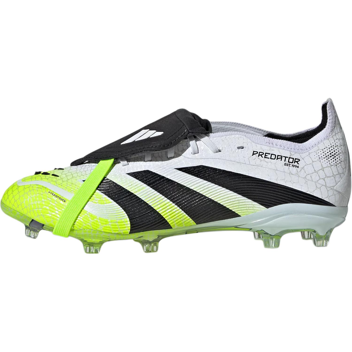 Детские кроссовки adidas PREDATOR ELITE FT FG (бело-желтые)