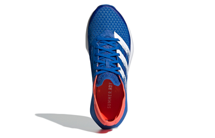 Детские кроссовки adidas Rapidafaito Summer.Rdy J (сине-бело-розовые) — фото 5