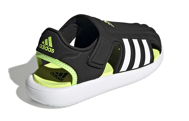 Детские сандалии adidas Water Sandal C (черно-белые) — фото 4