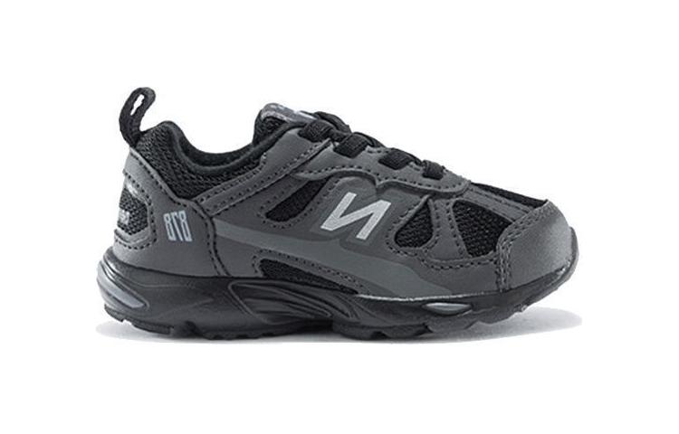 Детские кроссовки New Balance 878 (черно-серые) — фото 3