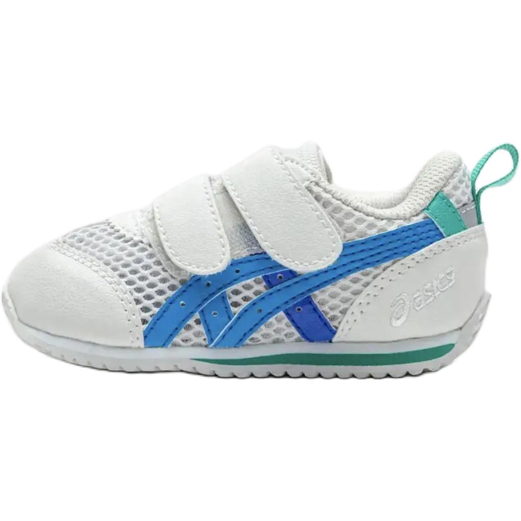 ASICS SUKU2 COTLA COOL Best Mother award-winning series, fashionable, wear-resistant, low-top, children's casual shoes, white, blue and green, for children and middle-aged children
