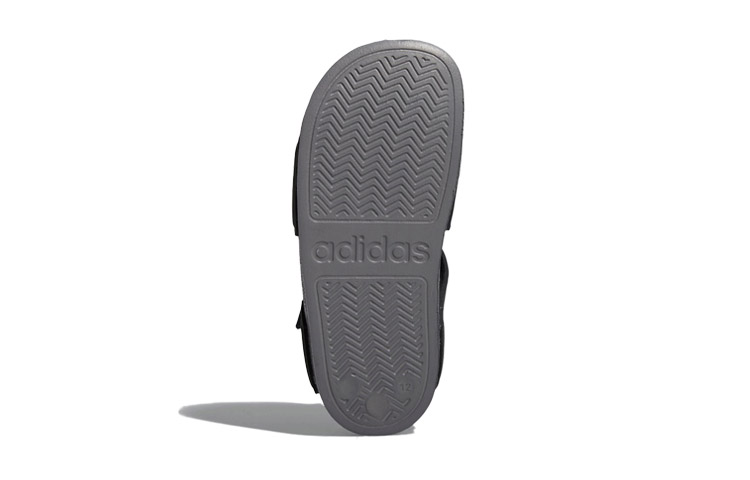 Сандалии adidas neo Adilette (черно-серые) — фото 6