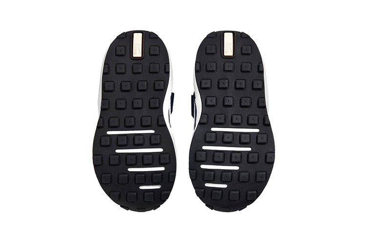 Детские кроссовки Nike Waffle One (сине-оранжевые) — фото 7