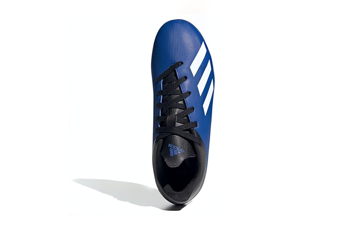 Детские бутсы adidas X 19.4 Flexible Ground Cleats (сине-черные) — Синий / чёрный — фото 6