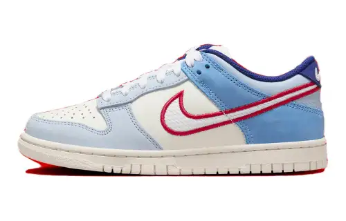 Nike Dunk Low Armory Blue Red Mesh GS