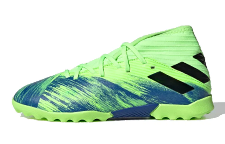 Adidas Nemeziz Slip Resistant Cushioning Low top Kids' Soccer Shoes Green Kids'