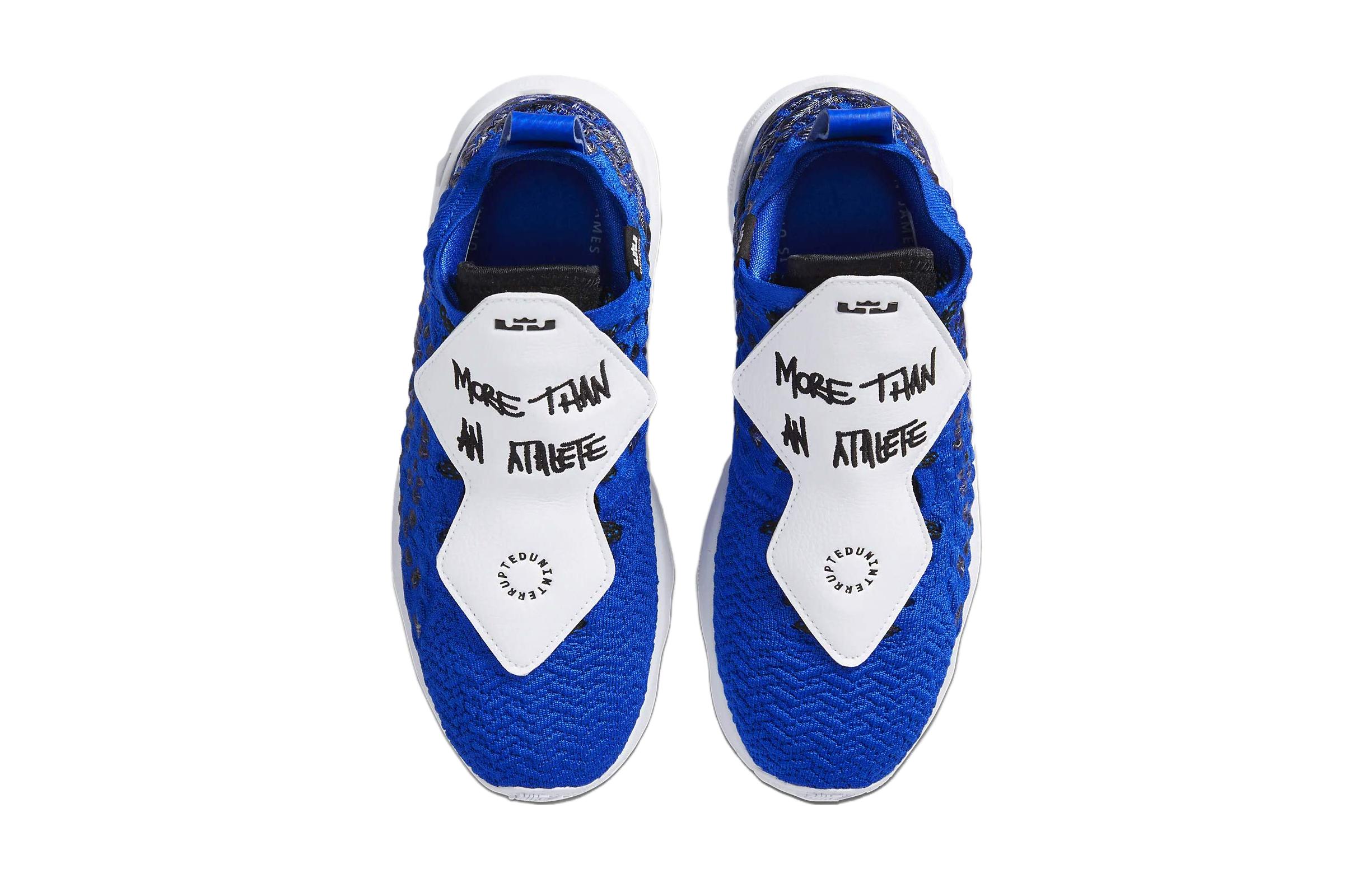Кроссовки Nike LeBron 17 More Than An Athlete (сине-белые) — Синийбелый — фото 3