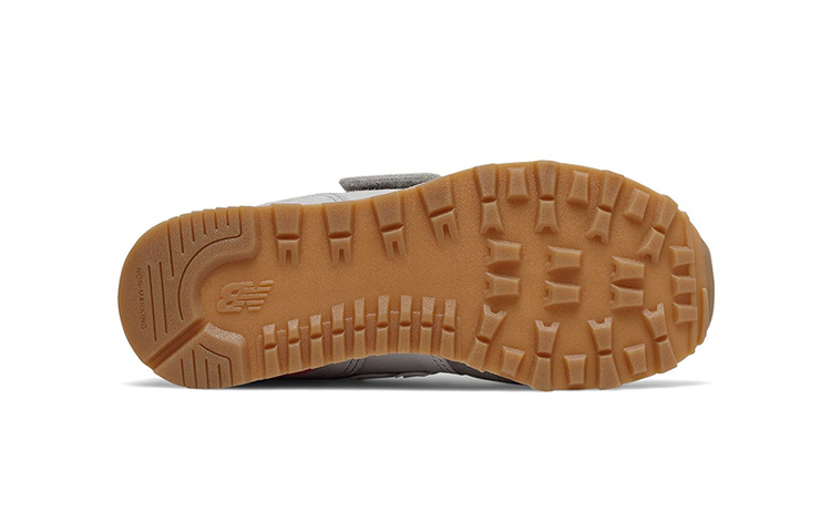 Детские кроссовки New Balance Core Plus (серо-розовые) — фото 4
