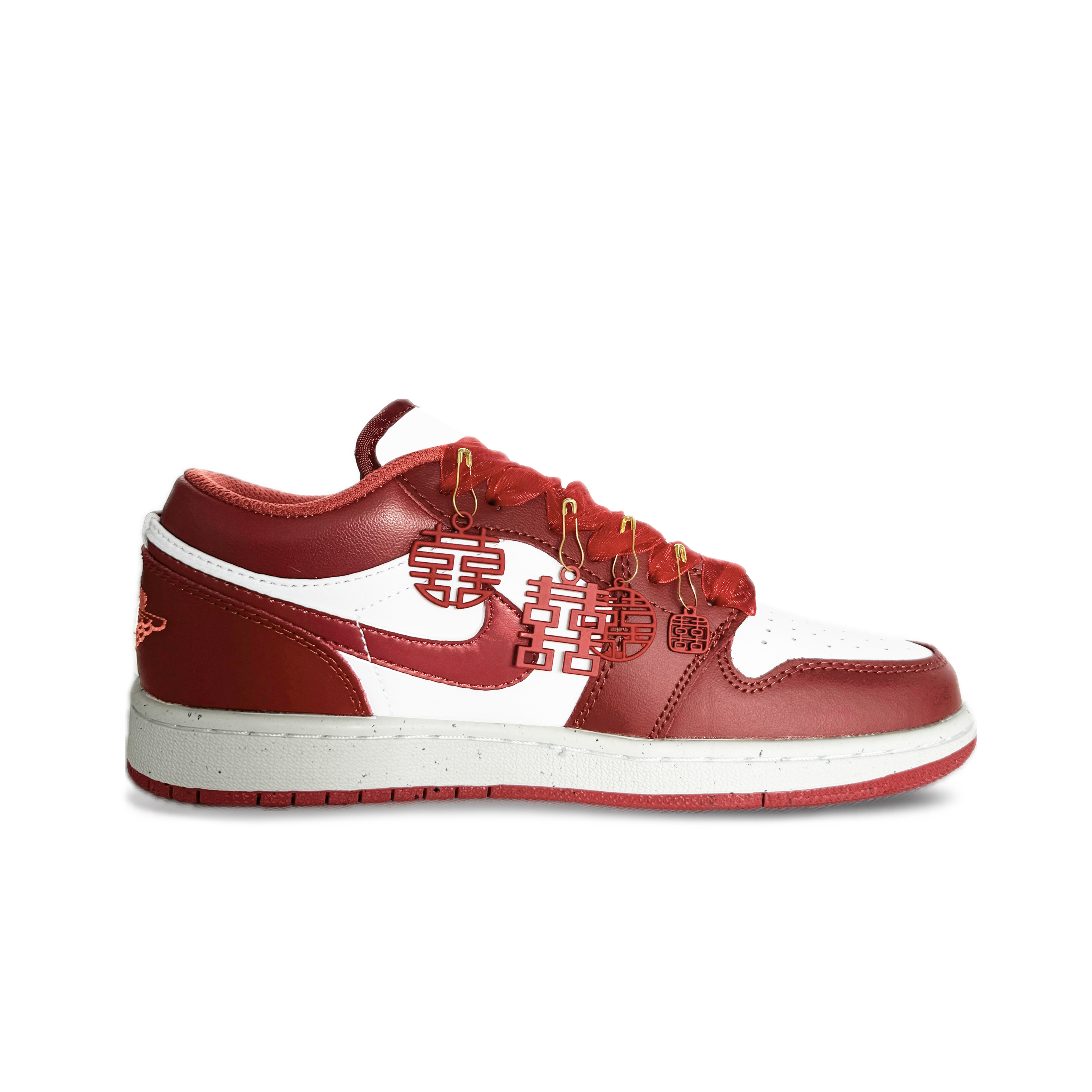 Jordan Air Jordan 1 Low top Vintage Basketball Shoes Women’s Red