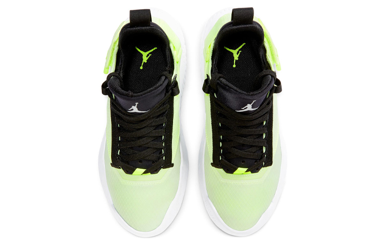 Кроссовки Jordan Proto 23 GS (желто-бело-черные) — Жёлтый / белый / чёрный — фото 3