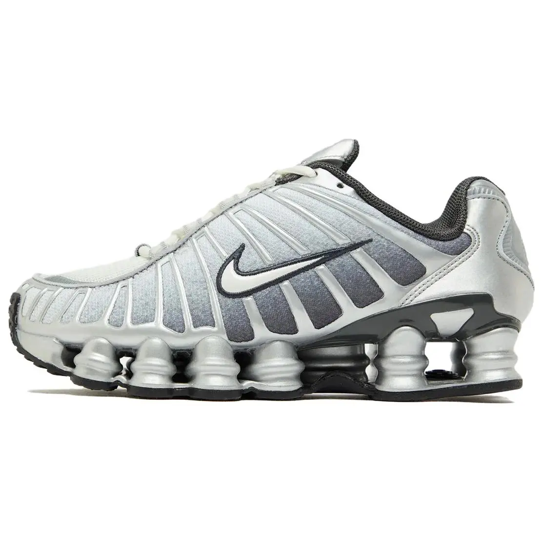 Nike Shox TL Breathable Low top Casual Shoes Men's Silver Black