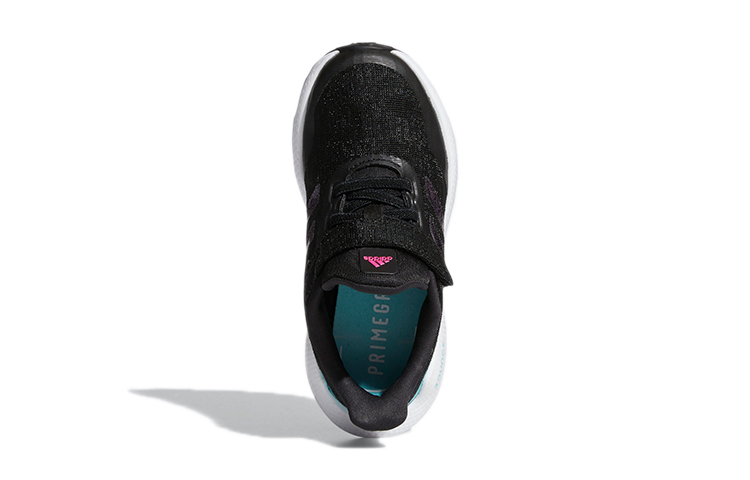 Детские кроссовки adidas EQ21 Run K (черно-синие) — Чёрный / синий — фото 6
