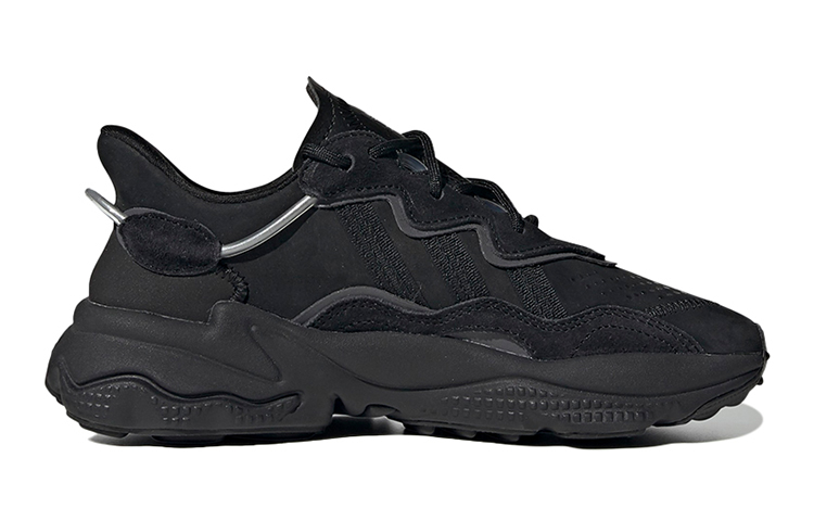 Мужские кроссовки adidas Ozweego (черные) — фото 4