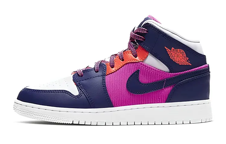 Jordan 1 Mid GS Fire Pink